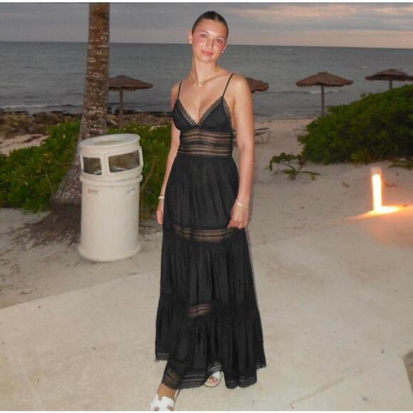 RARE!!! MANGO BLOGGER FAVE!!! A-Line Maxi Dress NWT - Picture 8 of 16